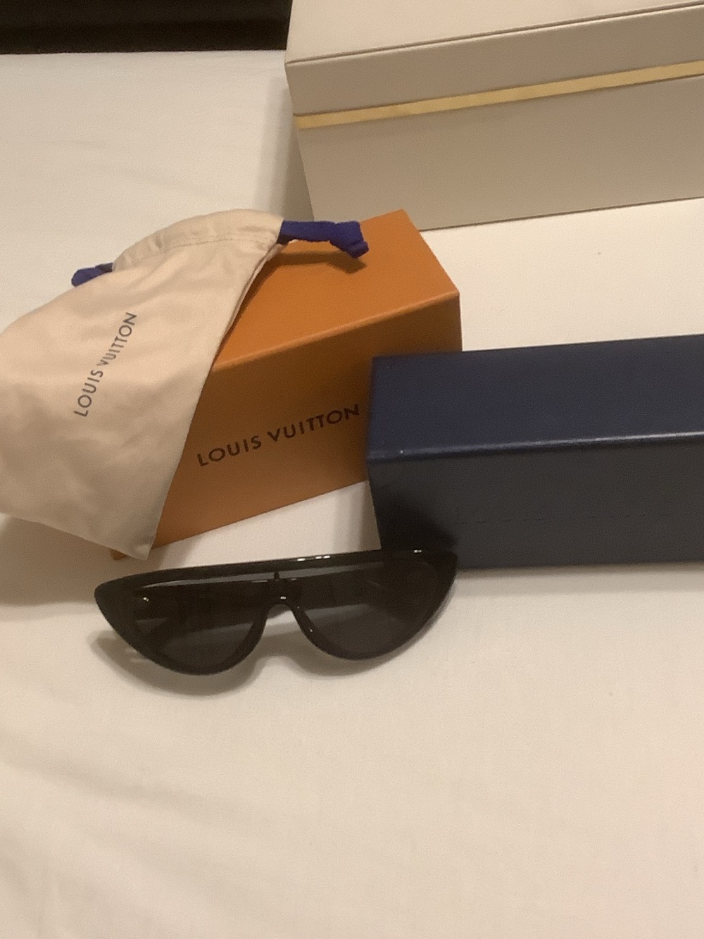 Louis Vuitton Black Shield Sunglasses